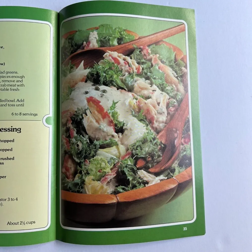 Vintage 1979 Cookbook Crisco Oil Salad Lovers Cookbook Paperback